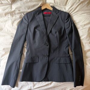 Hugo Boss Suit Slim-Fit Size Pinstripe Blue